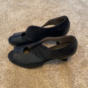 Life Stride Simply Comfort Navy Peeptoe Heels 11W